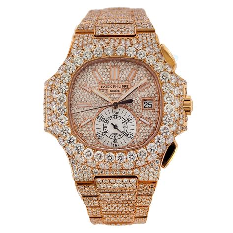 patek philippe iced out cheap|patek philippe full diamond price.